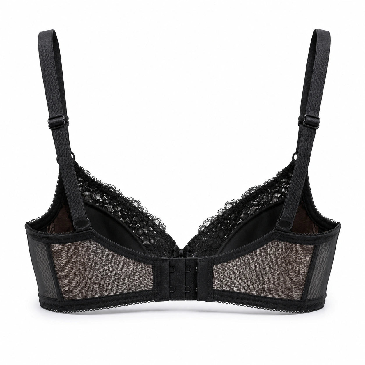 Yklingerie Black Lace Convertible Underwire Bra